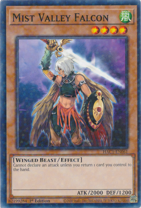 Mist Valley Falcon (Duel Terminal) [HAC1-EN061] Common | Good Games Morley