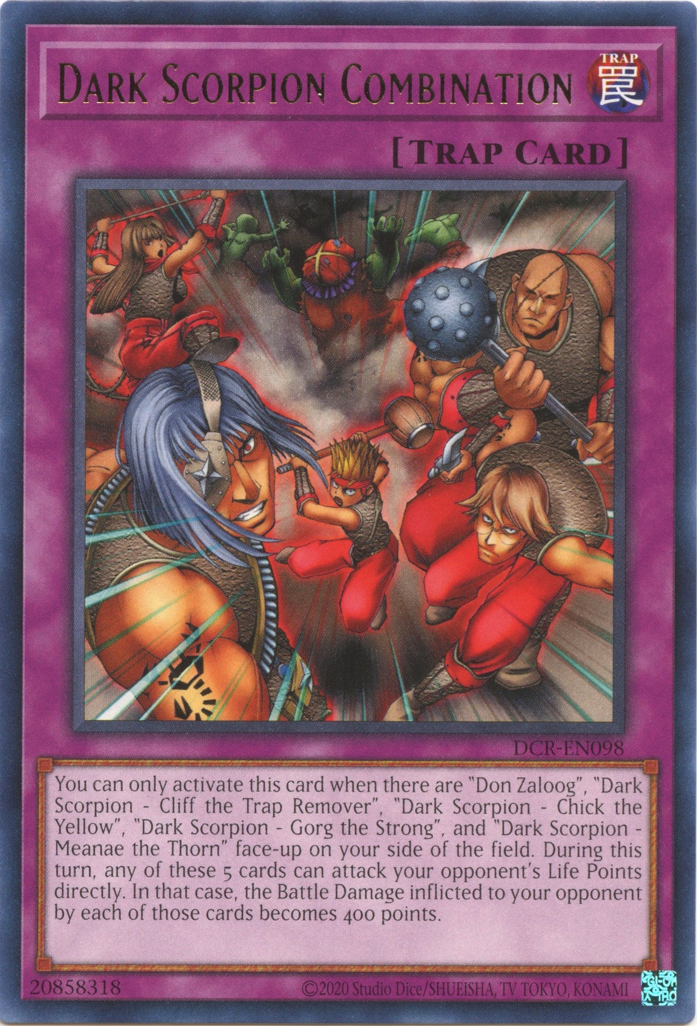 Dark Scorpion Combination (25th Anniversary) [DCR-EN098] Rare | Good Games Morley