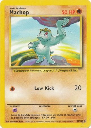 Machop (52/102) [Base Set Unlimited] | Good Games Morley
