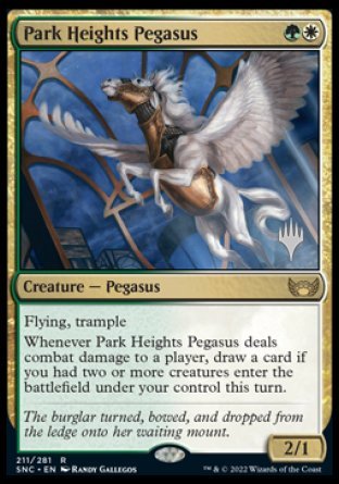 Park Heights Pegasus (Promo Pack) [Streets of New Capenna Promos] | Good Games Morley
