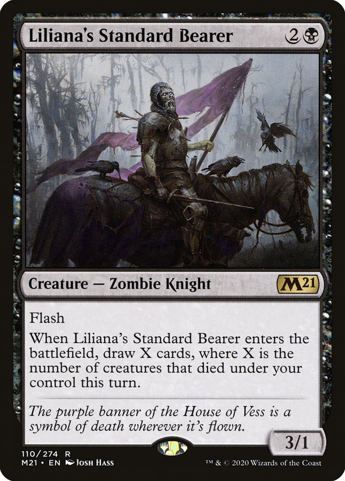 Liliana's Standard Bearer [Core Set 2021] | Good Games Morley