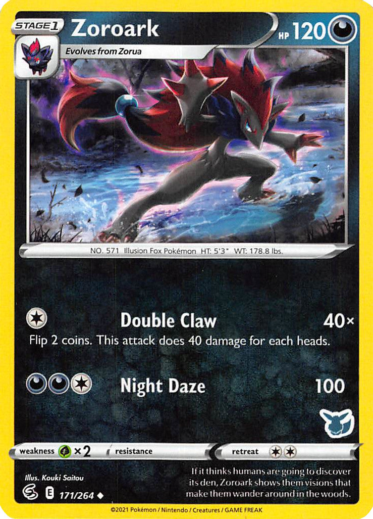 Zoroark (171/264) (Eevee Deck) [Battle Academy 2022] | Good Games Morley