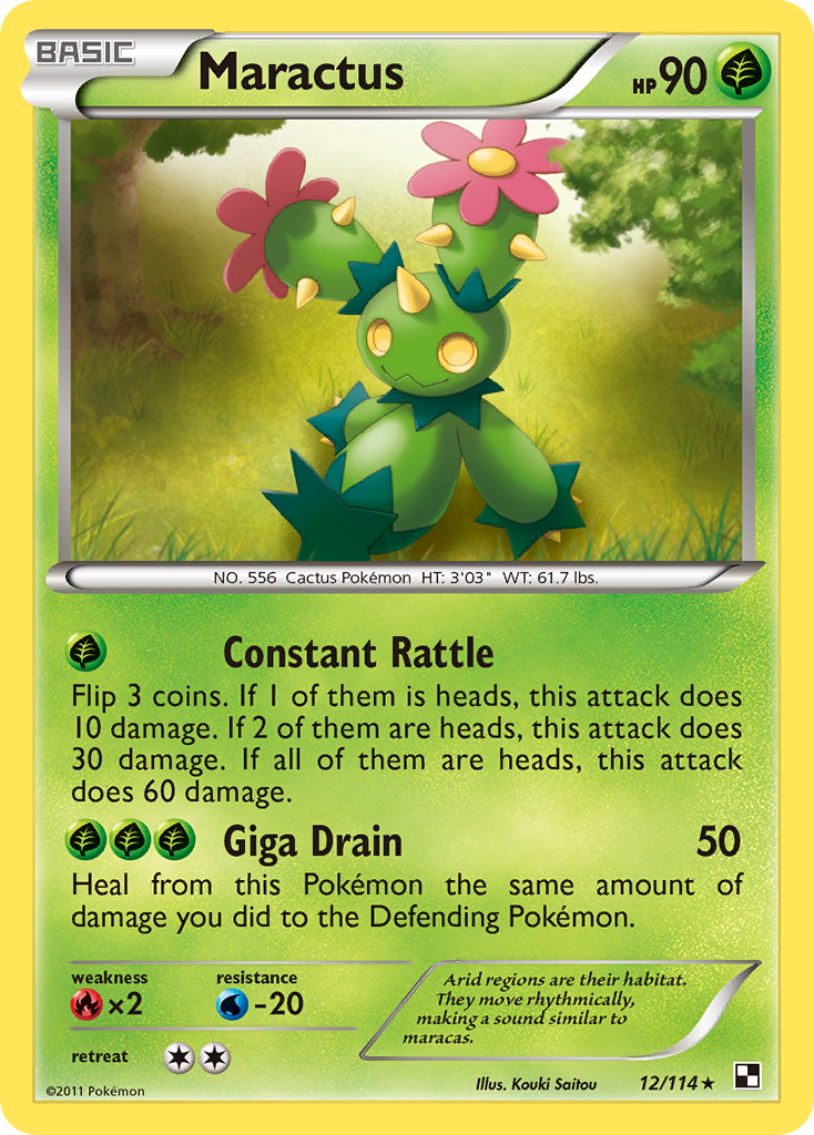 Maractus (12/114) [Black & White: Base Set] | Good Games Morley