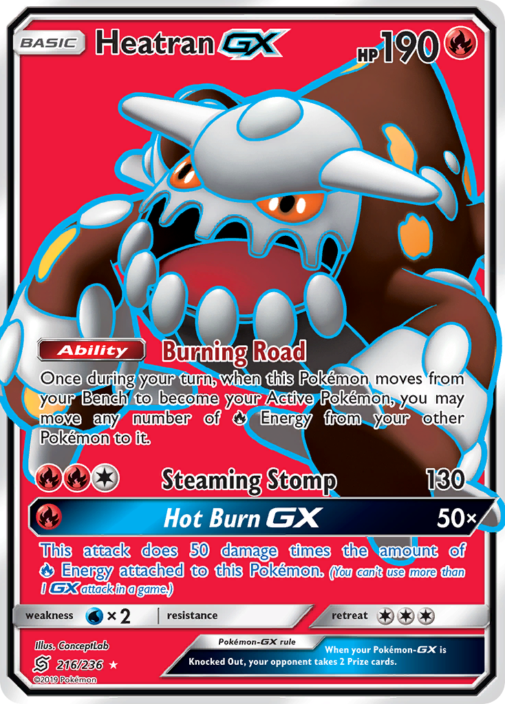 Heatran GX (216/236) [Sun & Moon: Unified Minds] | Good Games Morley