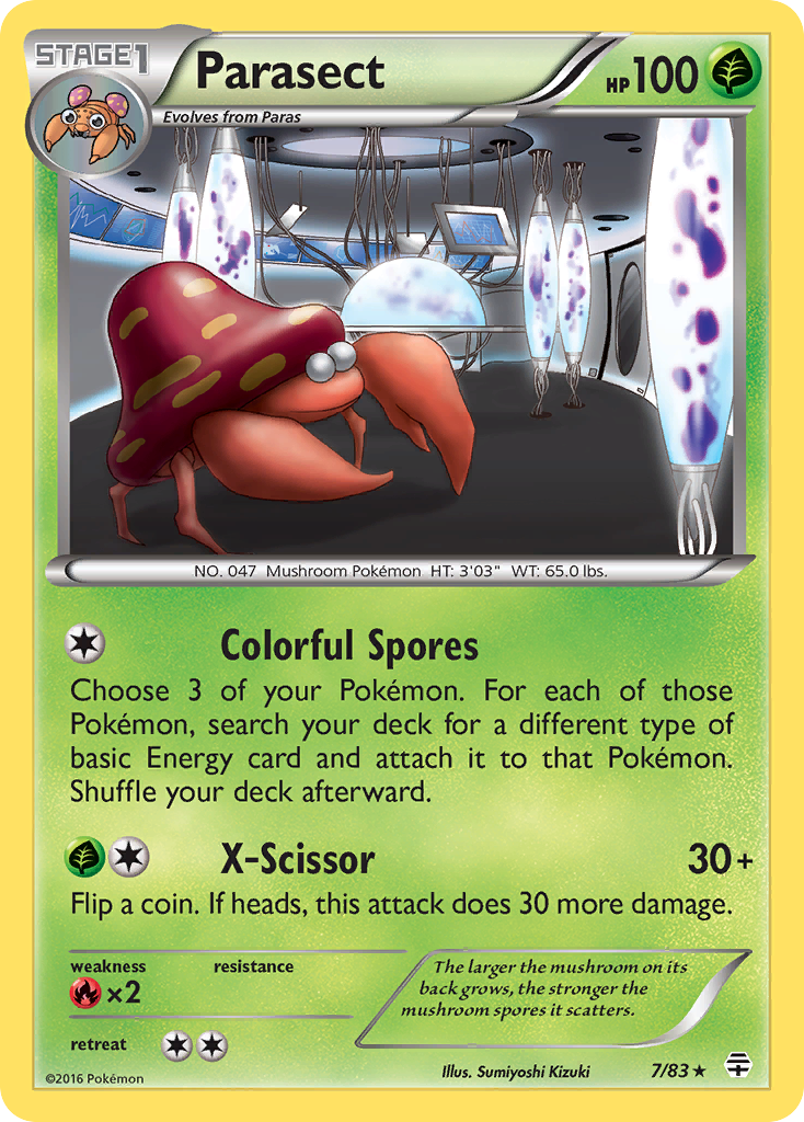 Parasect (7/83) [XY: Generations] | Good Games Morley