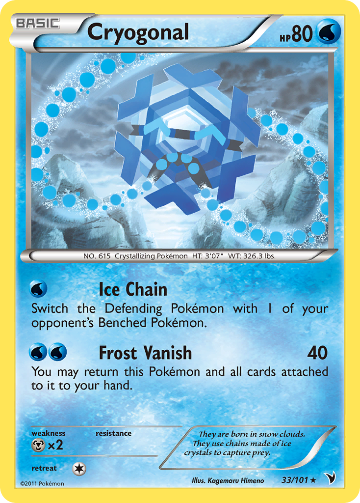 Cryogonal (33/101) [Black & White: Noble Victories] | Good Games Morley