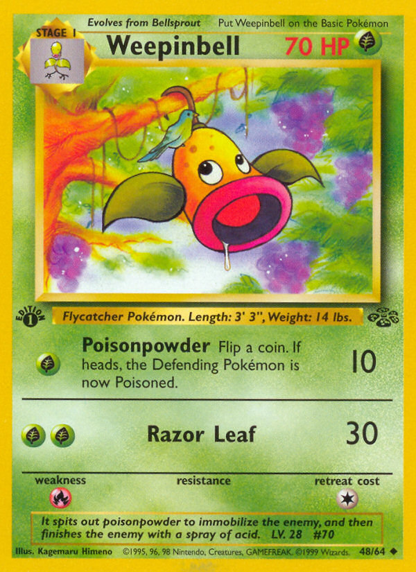 Weepinbell (48/64) [Jungle 1st Edition] | Good Games Morley
