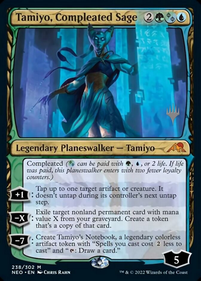 Tamiyo, Compleated Sage (Promo Pack) [Kamigawa: Neon Dynasty Promos] | Good Games Morley