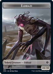 Eldrazi // Soldier Double-Sided Token [Starter Commander Decks] | Good Games Morley