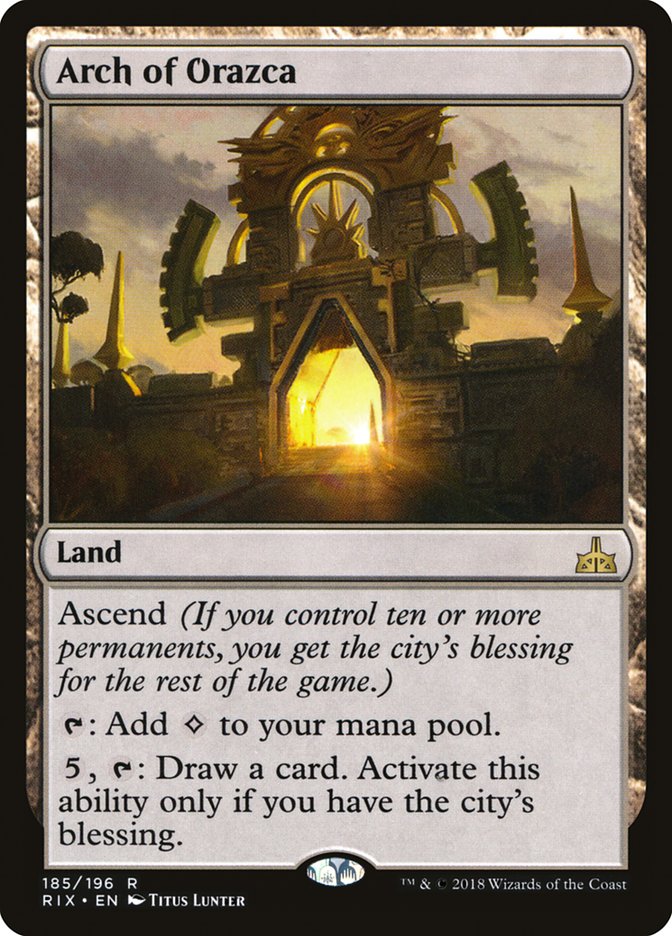 Arch of Orazca [Rivals of Ixalan] | Good Games Morley