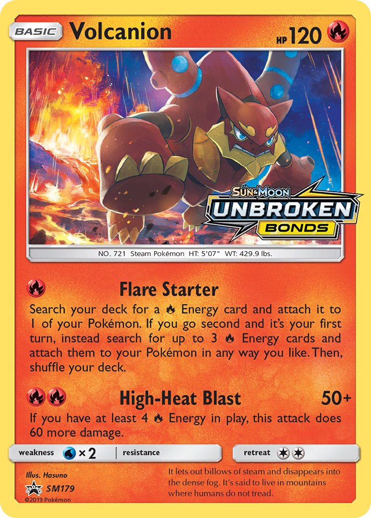 Volcanion (SM179) [Sun & Moon: Black Star Promos] | Good Games Morley