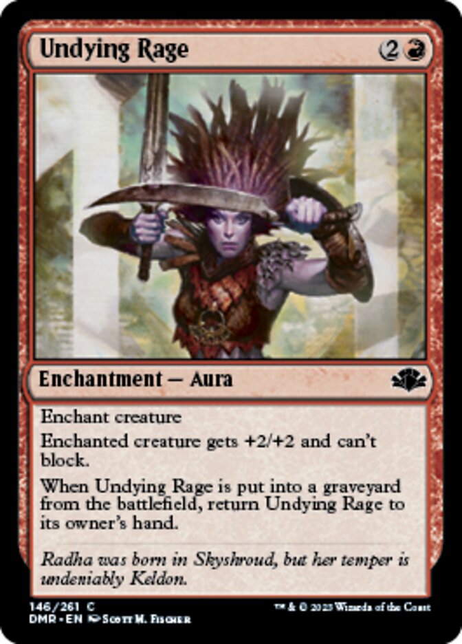 Undying Rage [Dominaria Remastered] | Good Games Morley