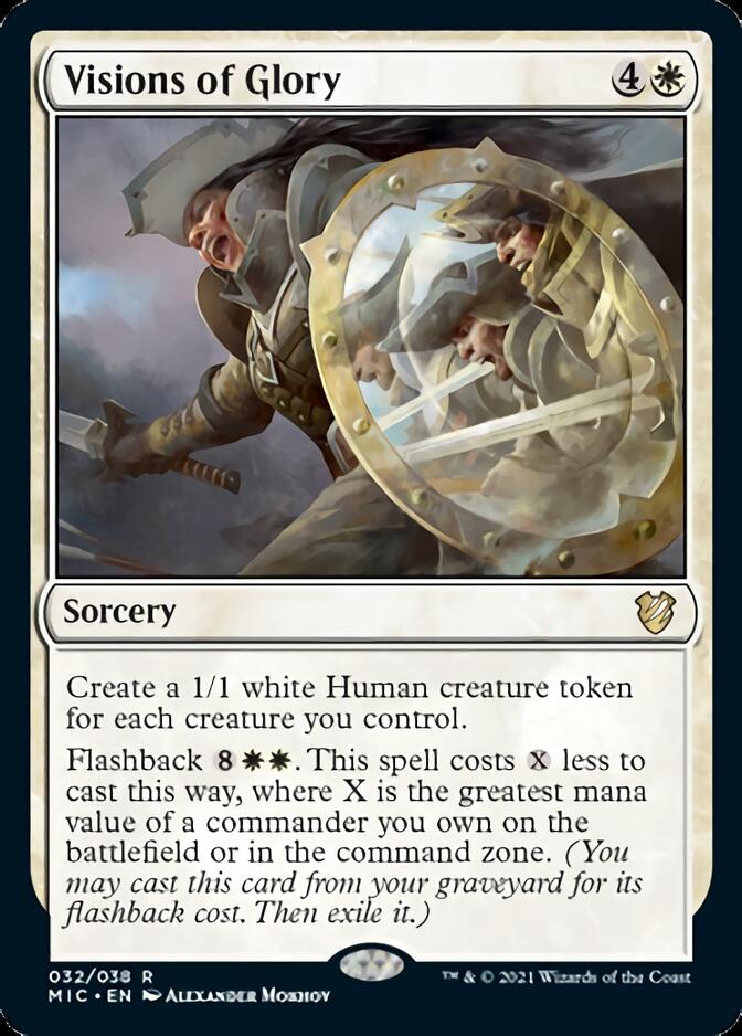 Visions of Glory [Innistrad: Midnight Hunt Commander] | Good Games Morley
