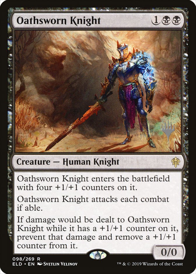Oathsworn Knight (Promo Pack) [Throne of Eldraine Promos] | Good Games Morley