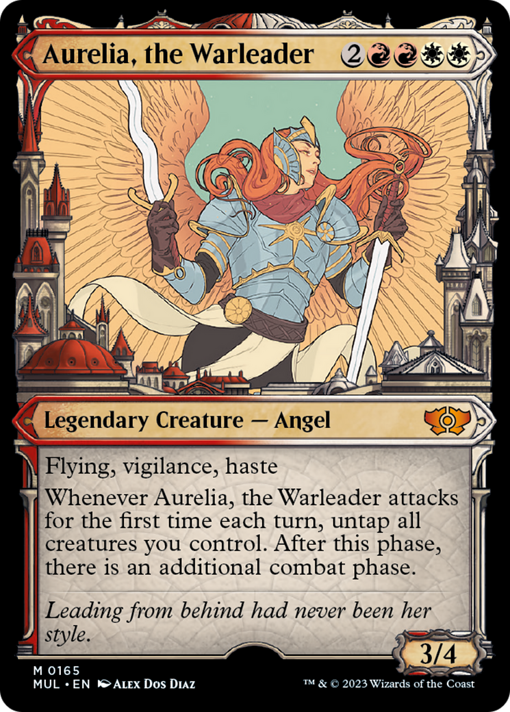 Aurelia, the Warleader (Halo Foil) [Multiverse Legends] | Good Games Morley