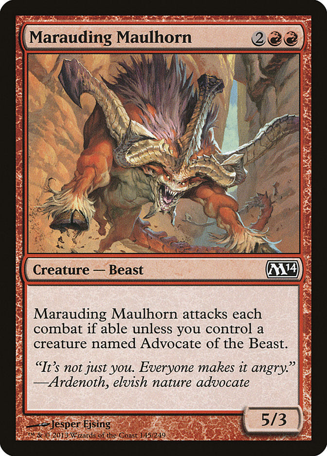 Marauding Maulhorn [Magic 2014] | Good Games Morley