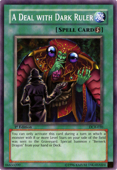 A Deal with Dark Ruler [DCR-030] Common | Good Games Morley