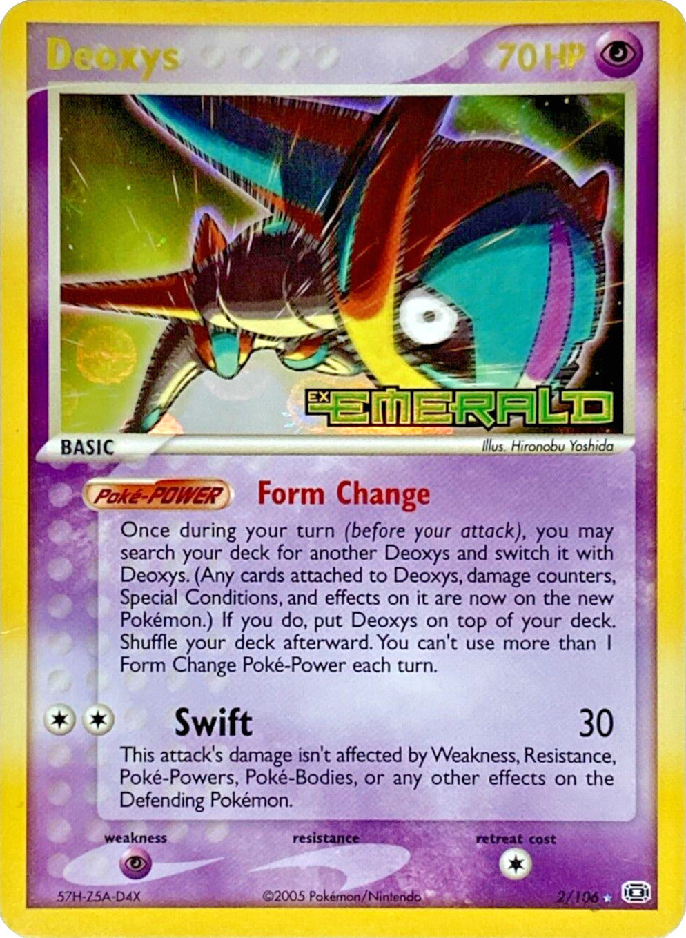 Deoxys (2/106) (Stamped) [EX: Emerald] | Good Games Morley