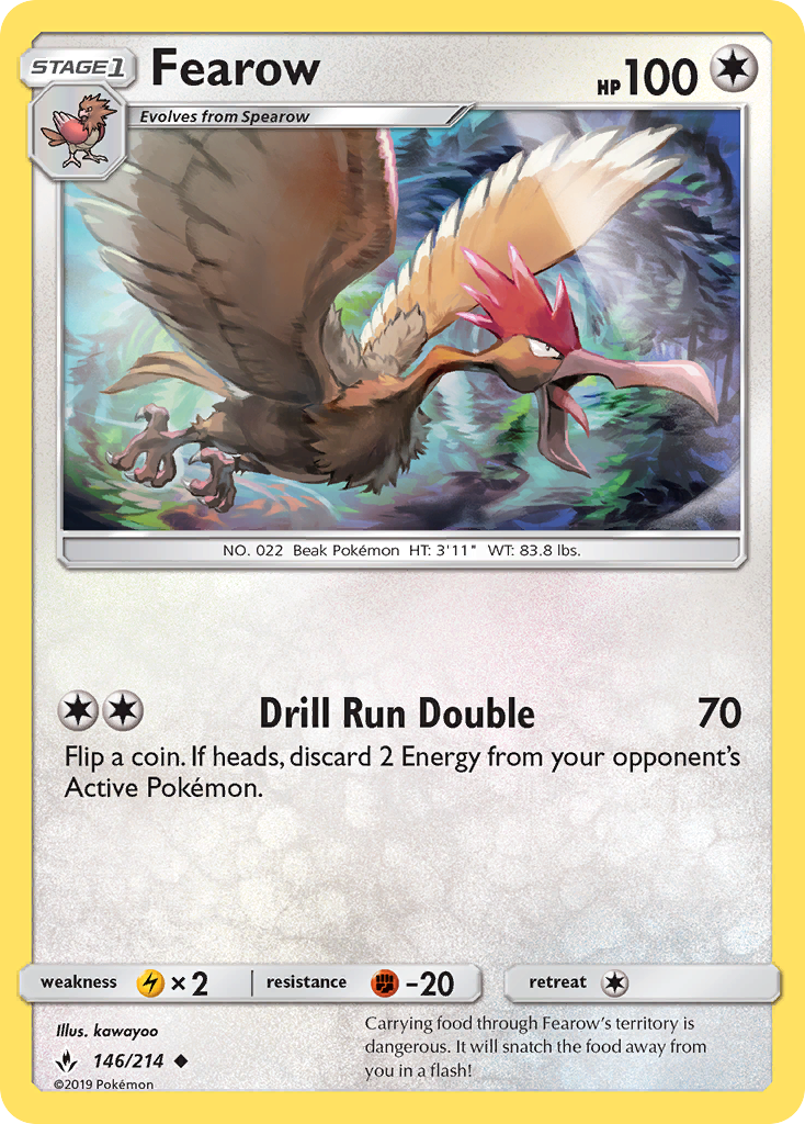 Fearow (146/214) [Sun & Moon: Unbroken Bonds] | Good Games Morley