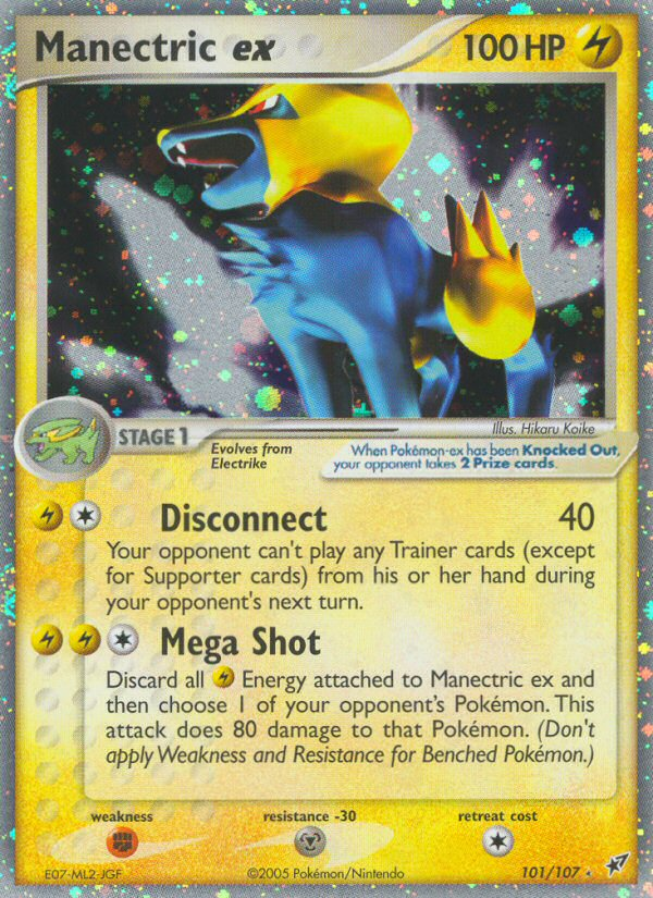 Manectric ex (101/107) [EX: Deoxys] | Good Games Morley