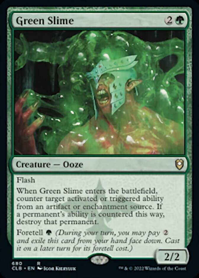 Green Slime [Commander Legends: Battle for Baldur's Gate] | Good Games Morley