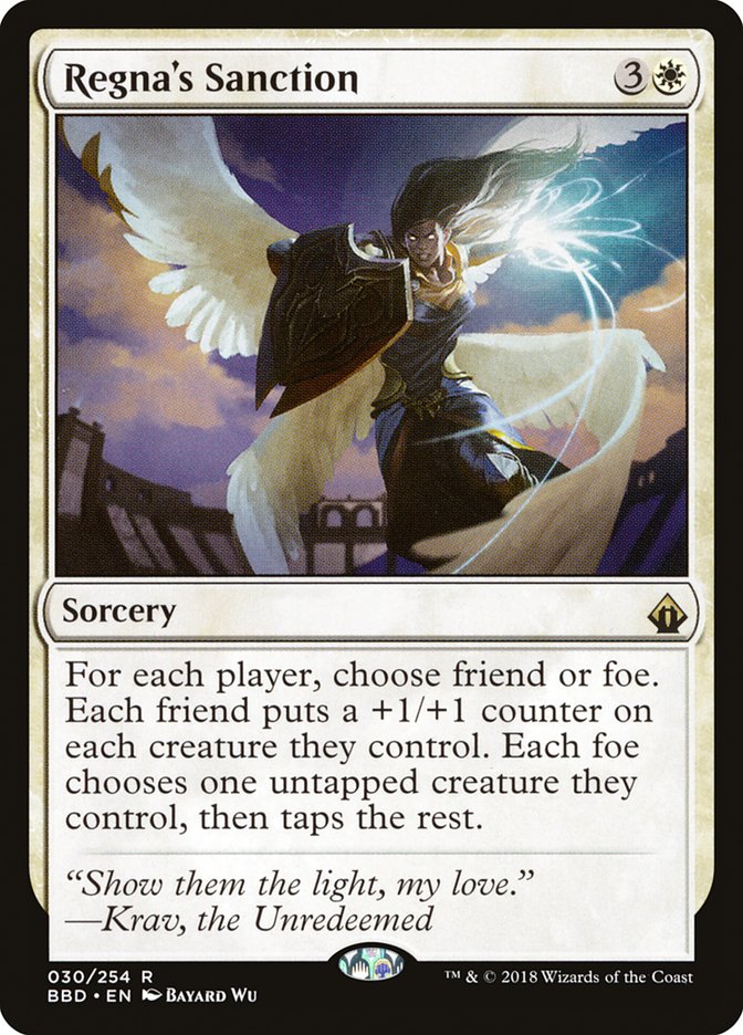 Regna's Sanction [Battlebond] | Good Games Morley