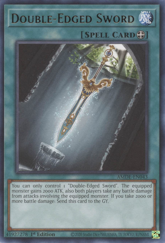 Double-Edged Sword [AMDE-EN043] Rare | Good Games Morley