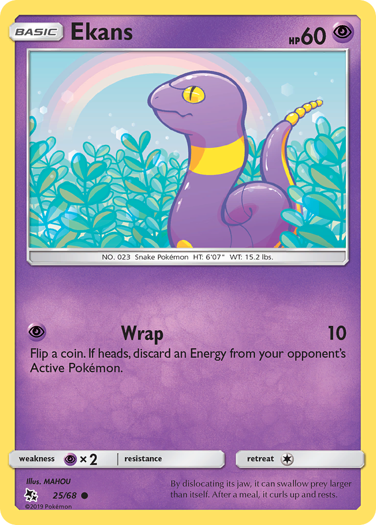 Ekans (25/68) [Sun & Moon: Hidden Fates] | Good Games Morley