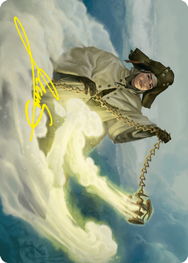 Traveling Minister Art Card (Gold-Stamped Signature) [Innistrad: Crimson Vow Art Series] | Good Games Morley