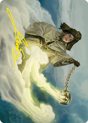 Traveling Minister Art Card (Gold-Stamped Signature) [Innistrad: Crimson Vow Art Series] | Good Games Morley