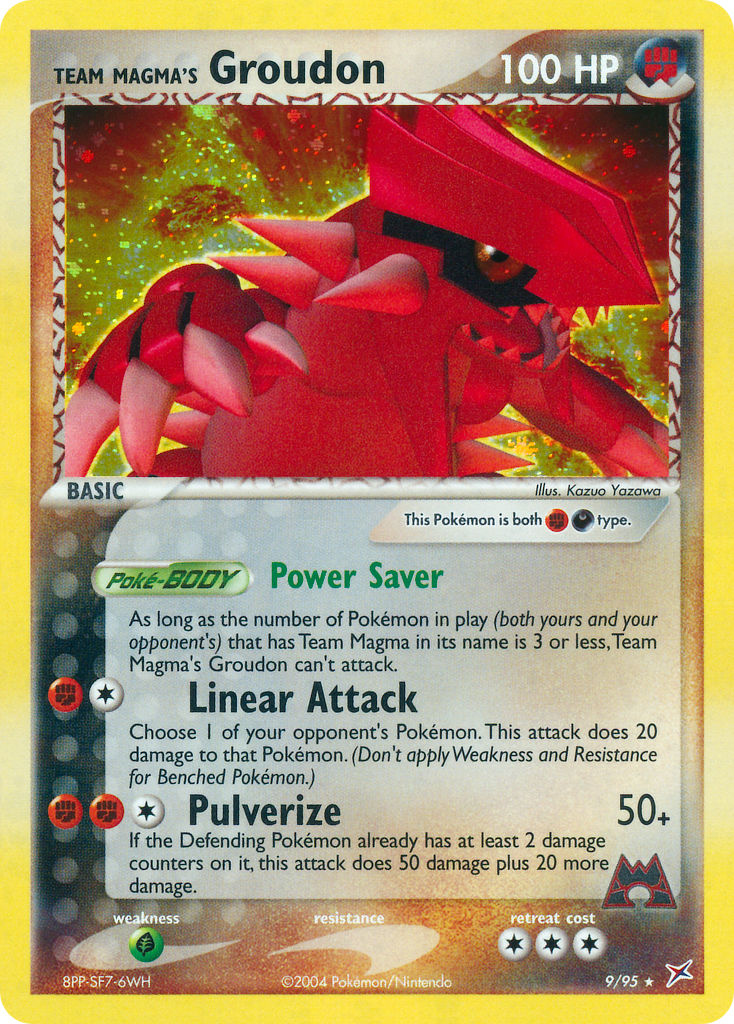 Team Magma's Groudon (9/95) (Theme Deck Exclusive) [EX: Team Magma vs Team Aqua] | Good Games Morley