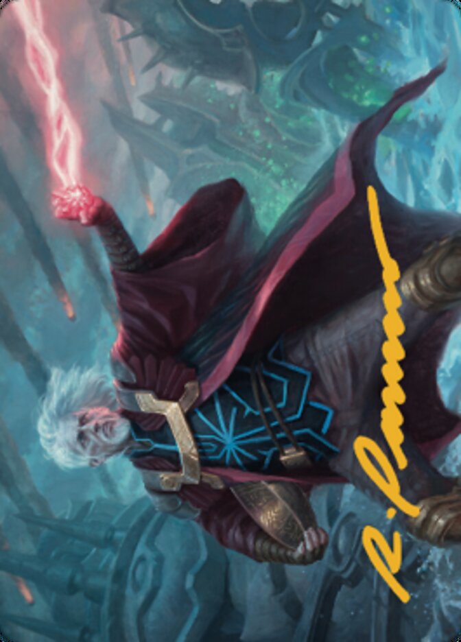 Urza, Lord Protector Art Card (Gold-Stamped Signature) [The Brothers' War Art Series] | Good Games Morley