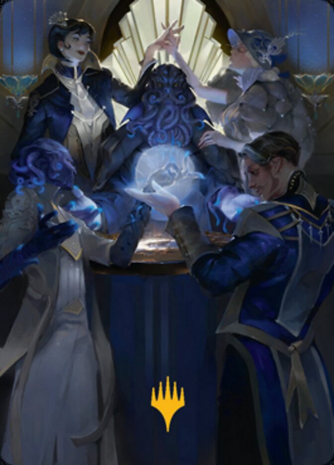 Obscura Ascendancy Art Card (Gold-Stamped Signature) [Streets of New Capenna Art Series] | Good Games Morley