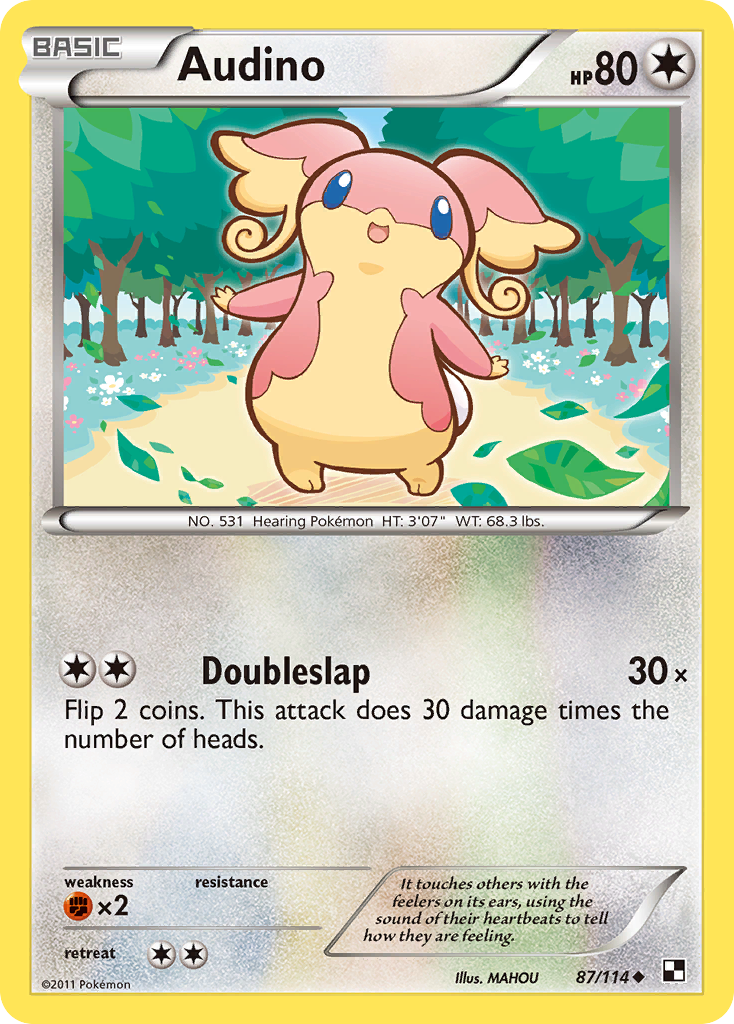 Audino (87/114) [Black & White: Base Set] | Good Games Morley