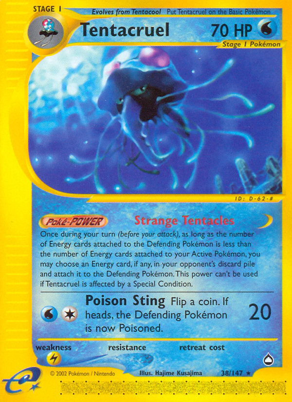 Tentacruel (38/147) [Aquapolis] | Good Games Morley