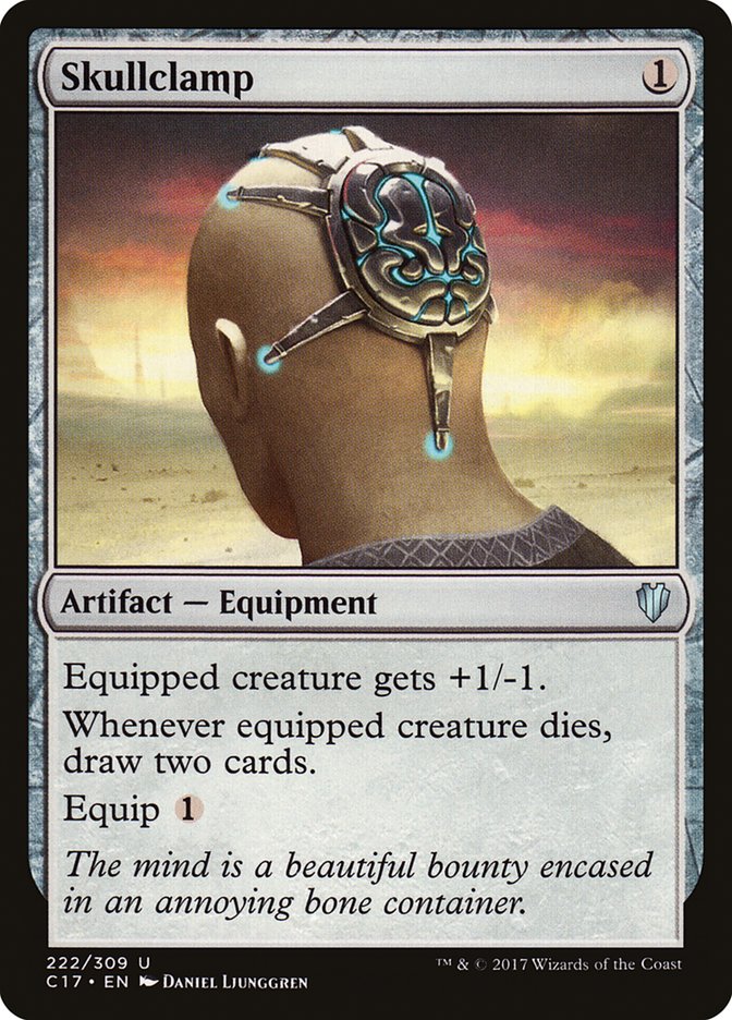Skullclamp [Commander 2017] | Good Games Morley