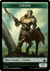 Goblin (0008) // Centaur Double-Sided Token [Ravnica Remastered Tokens] | Good Games Morley