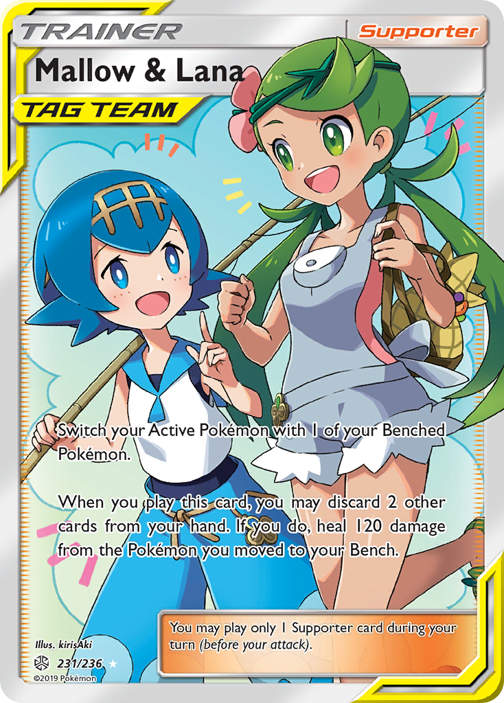 Mallow & Lana (231/236) [Sun & Moon: Cosmic Eclipse] | Good Games Morley