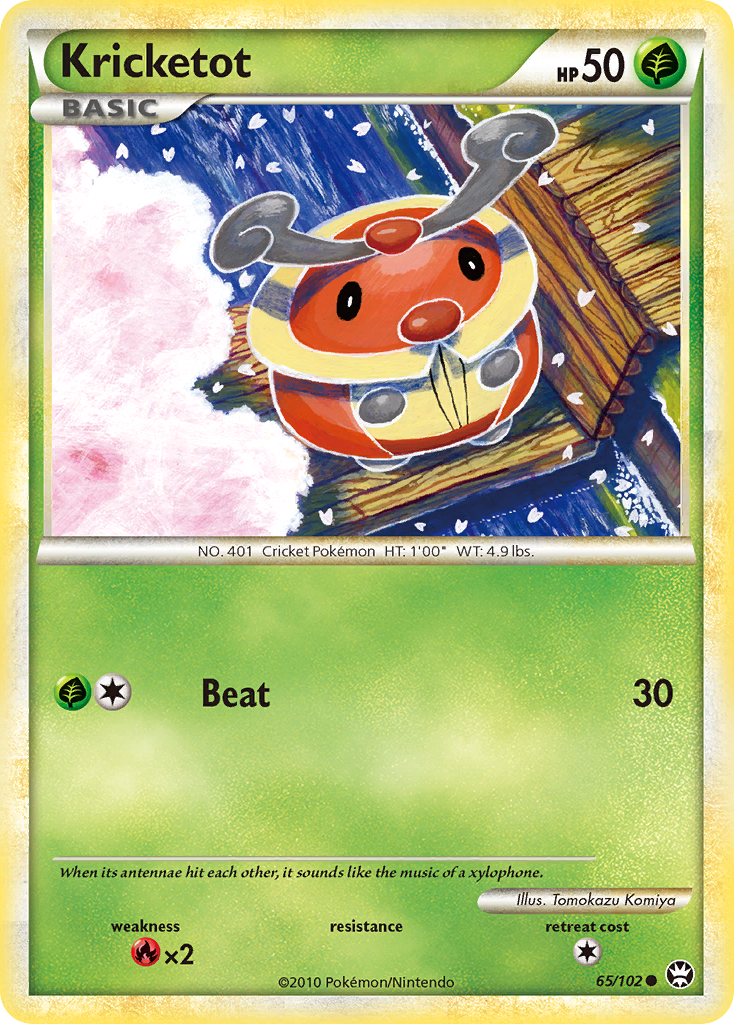 Kricketot (65/102) [HeartGold & SoulSilver: Triumphant] | Good Games Morley