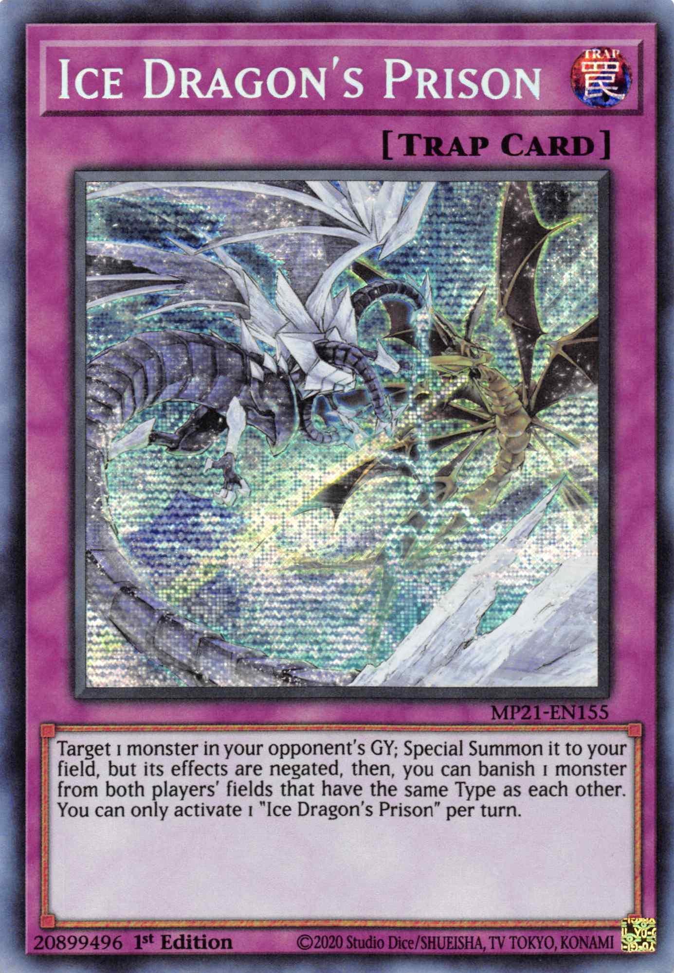 Ice Dragon's Prison [MP21-EN155] Prismatic Secret Rare | Good Games Morley