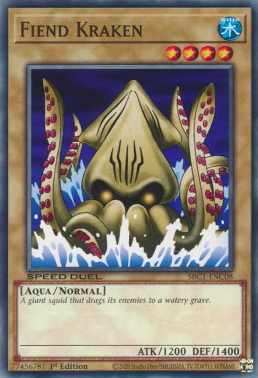 Fiend Kraken [SBC1-ENC08] Common | Good Games Morley