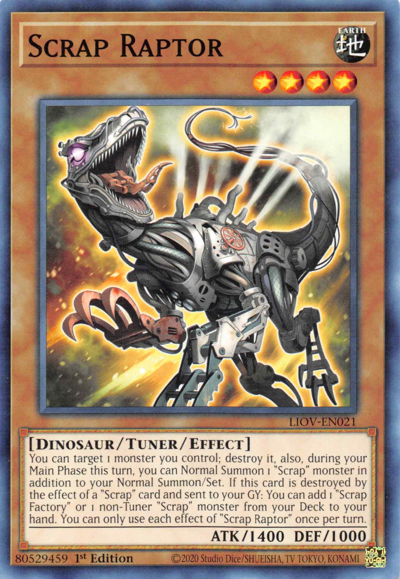 Scrap Raptor [LIOV-EN021] Common | Good Games Morley
