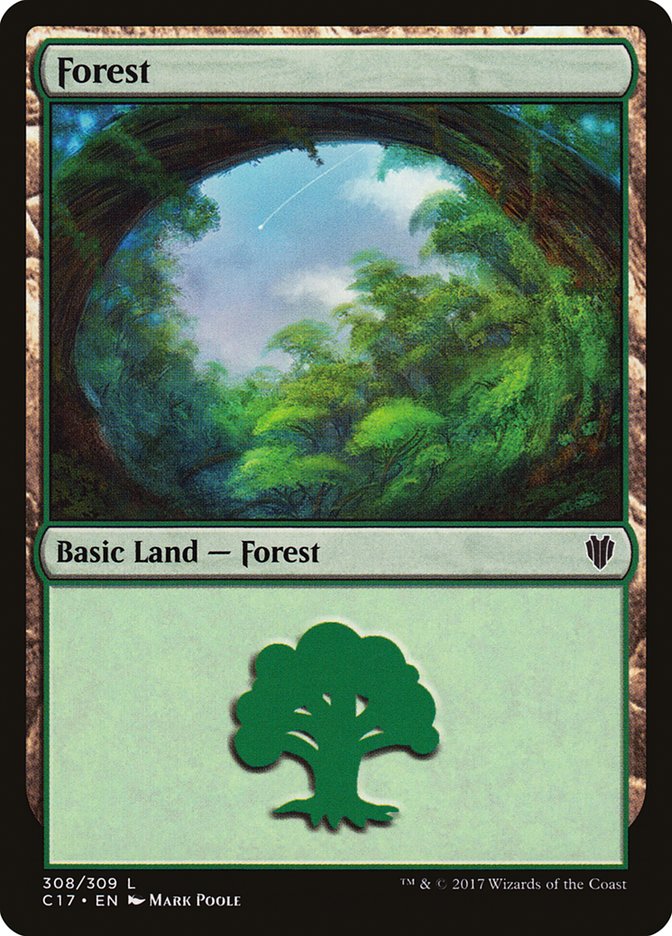 Forest (308) [Commander 2017] | Good Games Morley