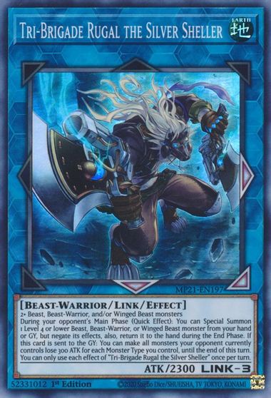 Tri-Brigade Rugal the Silver Sheller [MP21-EN197] Super Rare | Good Games Morley