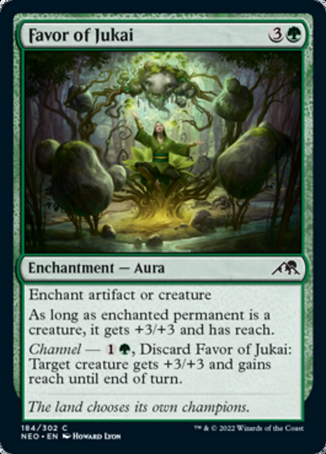 Favor of Jukai [Kamigawa: Neon Dynasty] | Good Games Morley