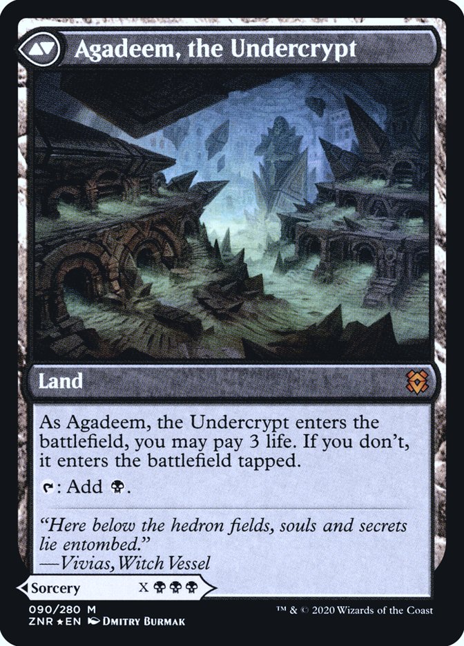 Agadeem's Awakening // Agadeem, the Undercrypt [Zendikar Rising Prerelease Promos] | Good Games Morley