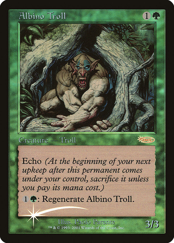 Albino Troll [Friday Night Magic 2002] | Good Games Morley