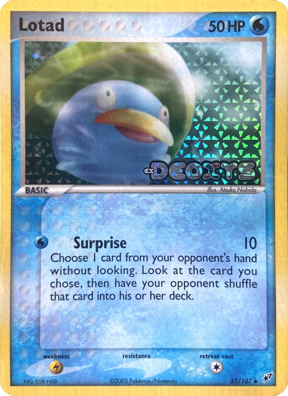 Lotad (35/107) (Stamped) [EX: Deoxys] | Good Games Morley