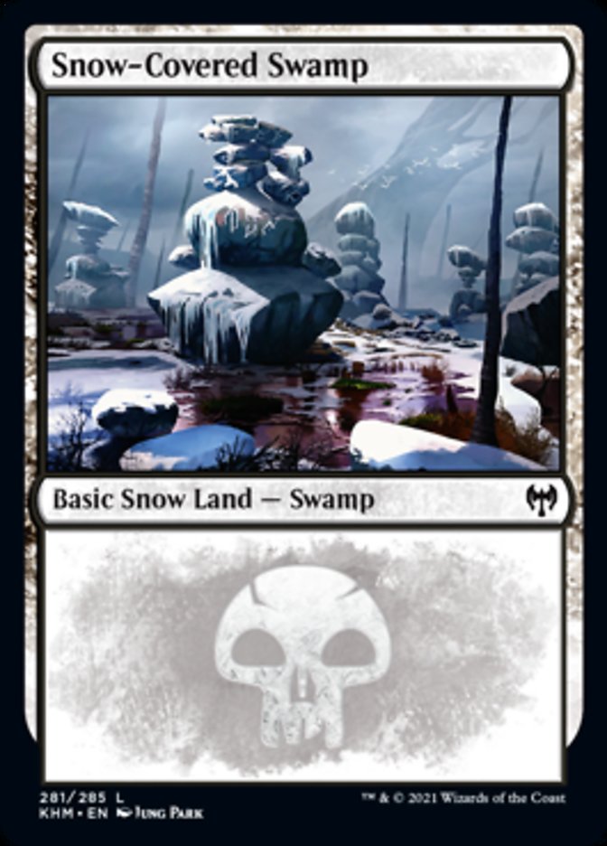 Snow-Covered Swamp (281) [Kaldheim] | Good Games Morley