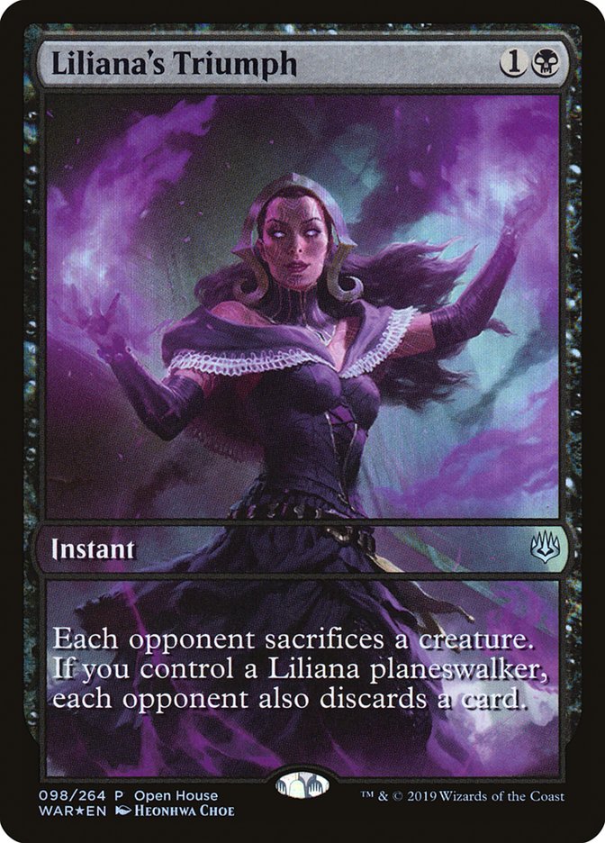 Liliana's Triumph (Open House) [War of the Spark Promos] | Good Games Morley
